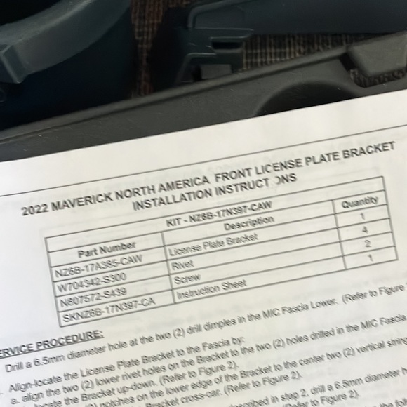 Ford Maverick tether system accessory kit NEW - Picture 5 of 5
